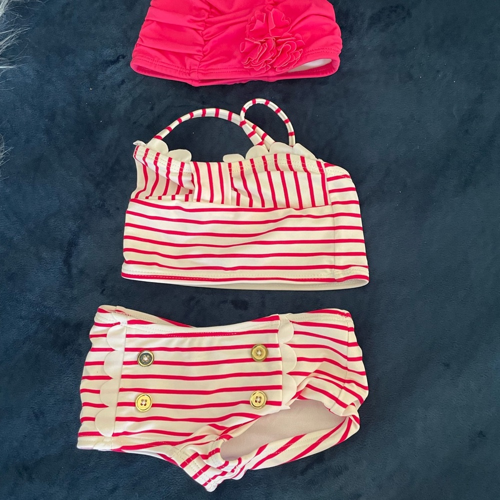 Janie and Jack bikini 3-6, like new, worn once or twice
